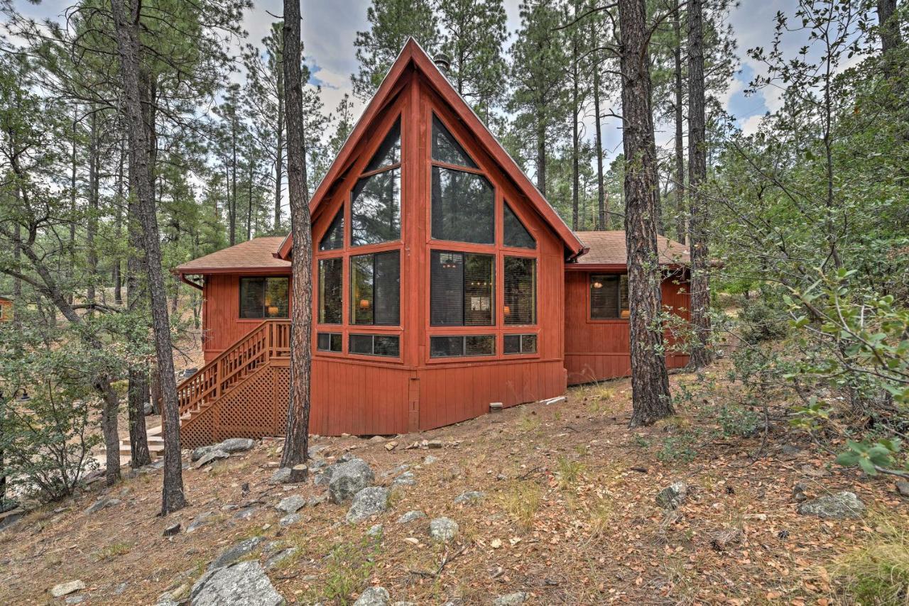 Prescott Cabin With Beautiful Forest Views And Deck! Экстерьер фото